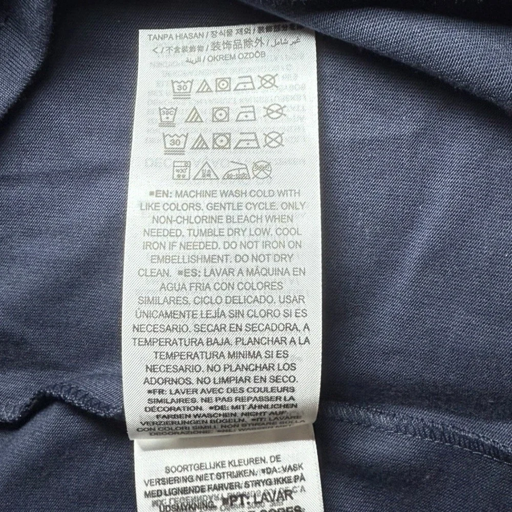Nike Houston Texans Loose Fit Rewind Pocket Shirt Men's Large Navy Blue - Picture 8 of 8